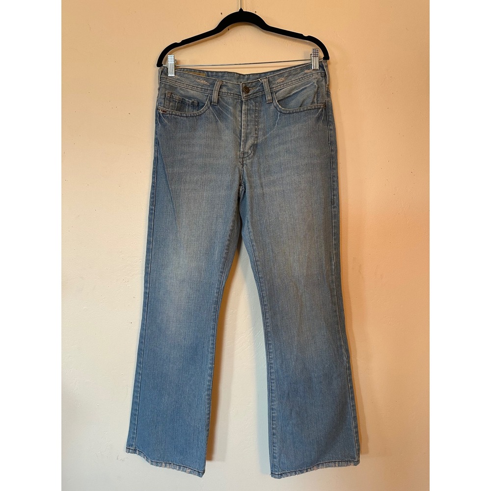 Buffalo David Bitton King X-Pert Mens Straight Leg Jeans Light Wash Blue 31